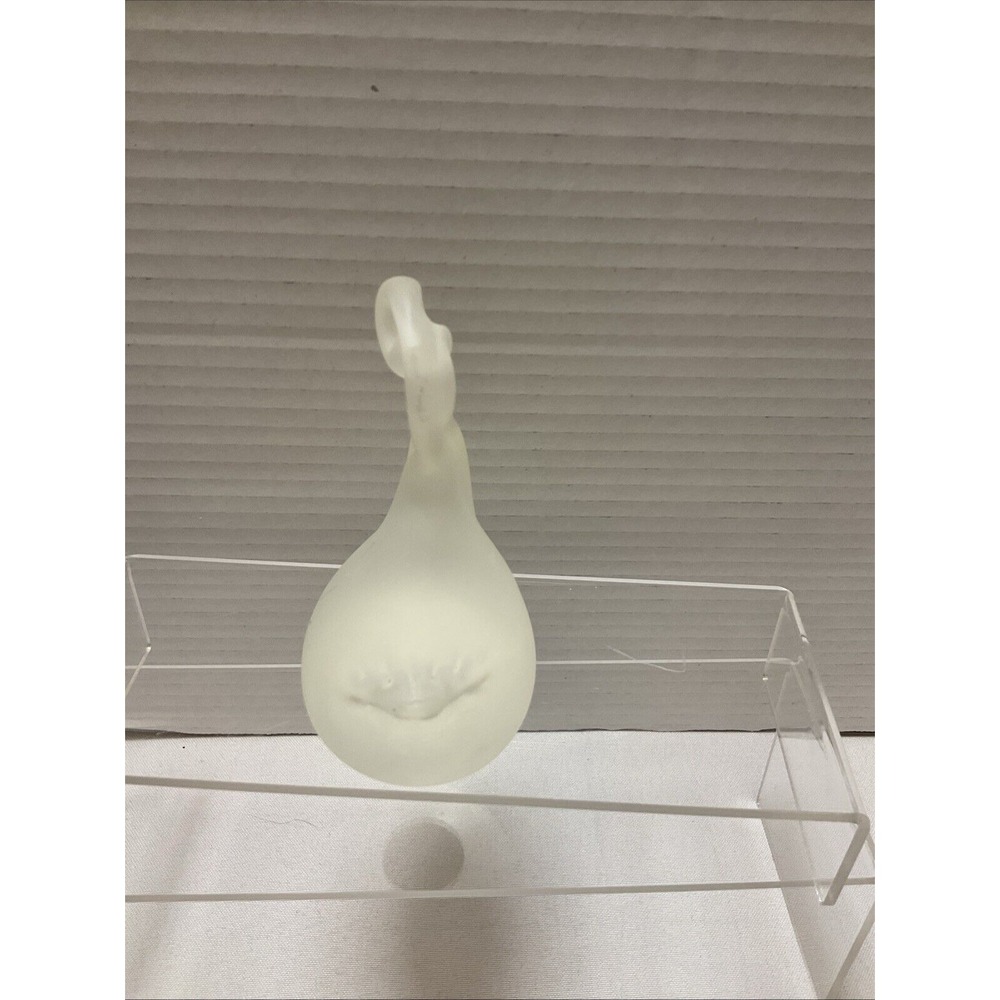 Vintage Titan Art Glass Frosted Swan Hand Blown Figurine Made In‎ USA - Picture 4 of 7